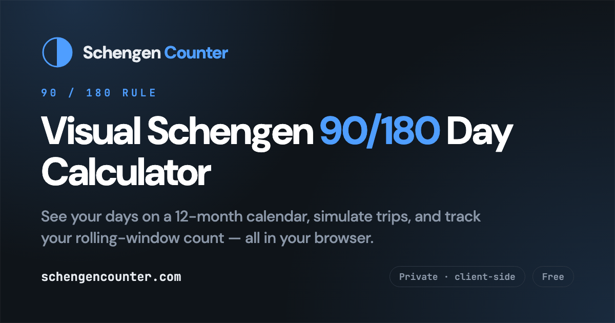 Schengen Counter screenshot 1